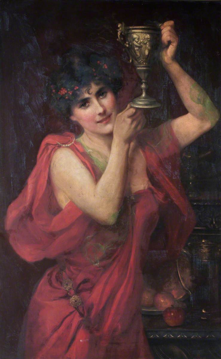 Woman Carrying a Pitcher