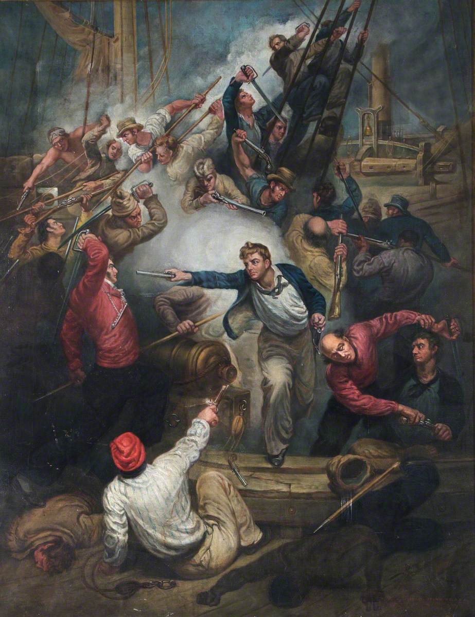 Captain Rogers Capturing the 'Jeune Richard', 1 October 1807