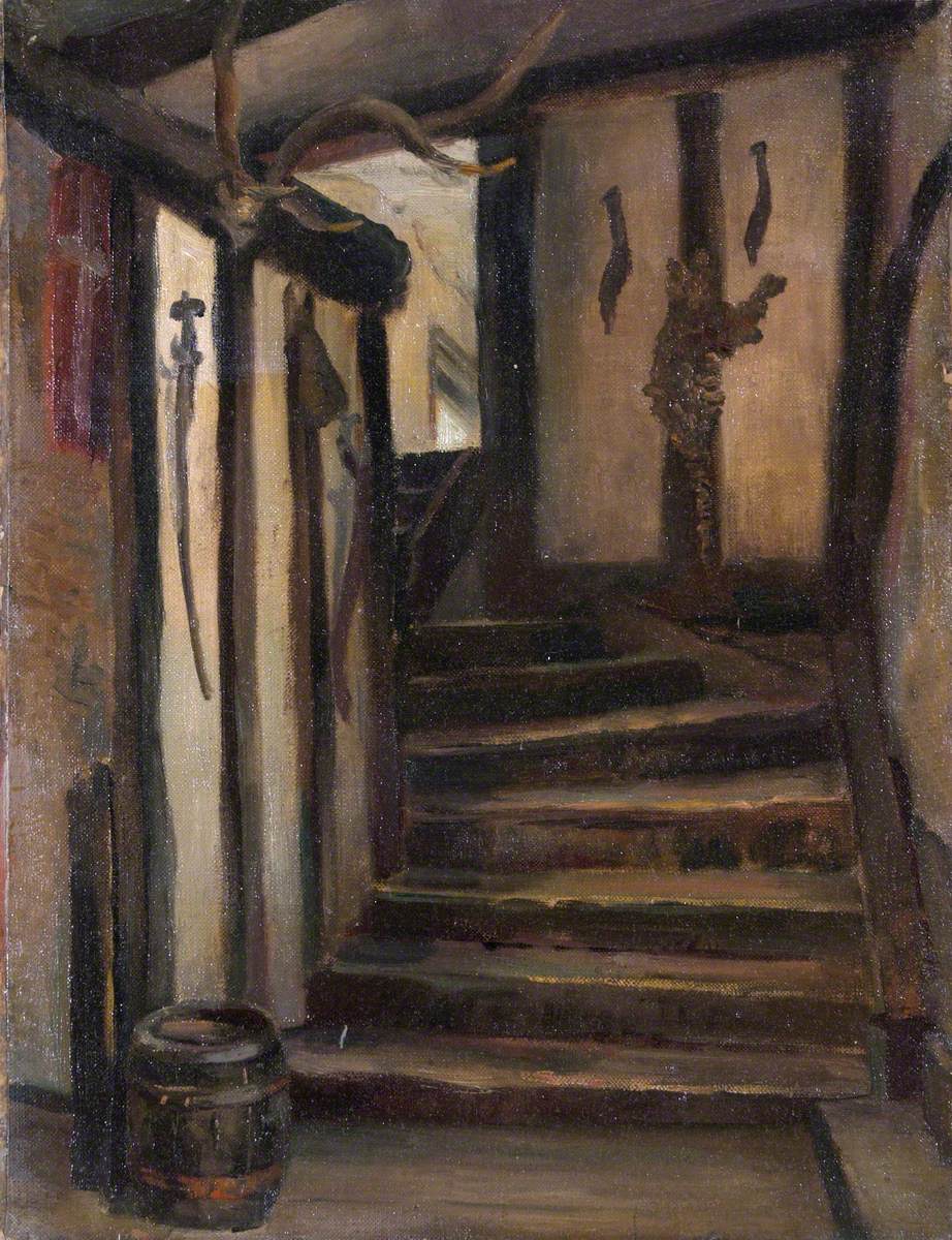 'Chandos Arms', High Street, Edgware, Staircase