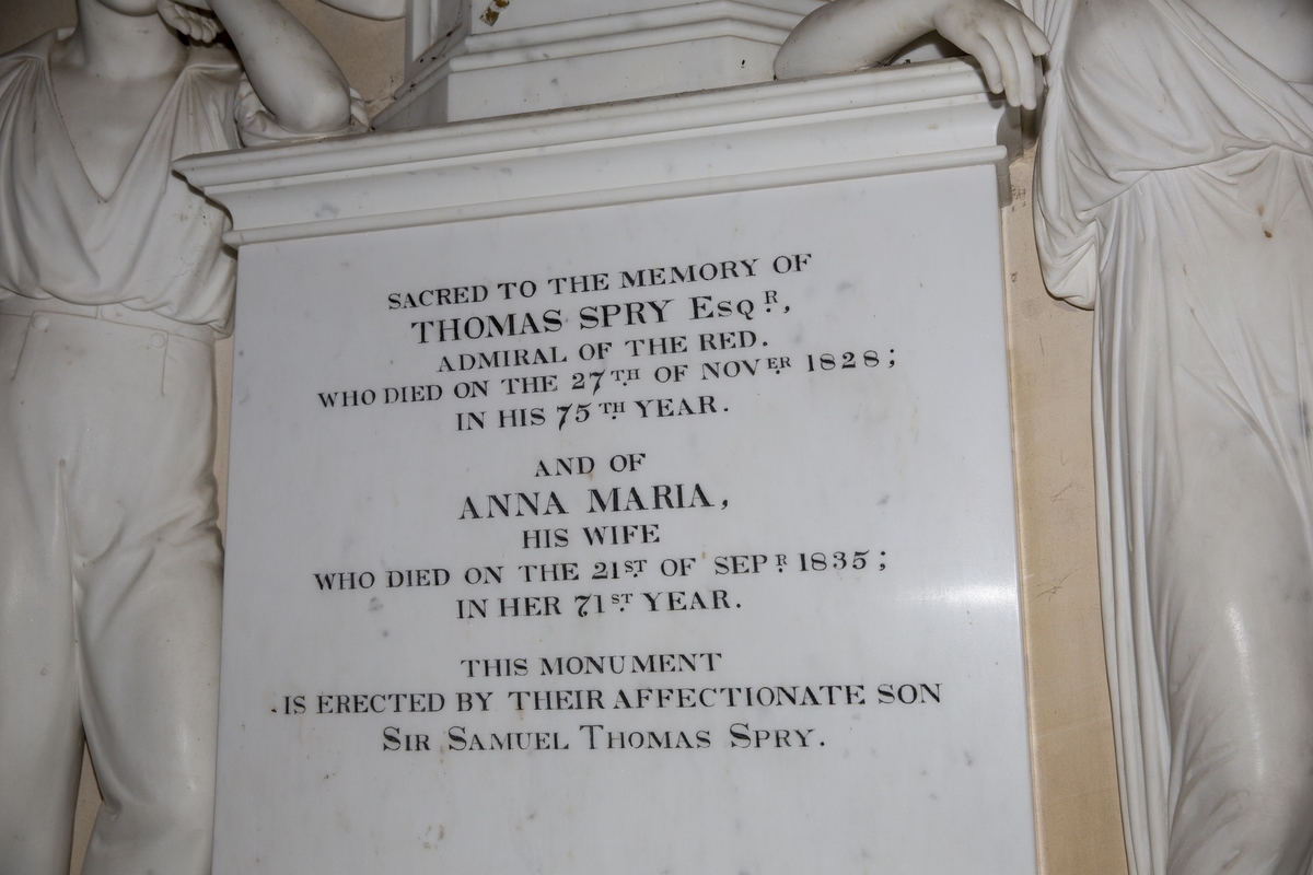 Memorial to Admiral Thomas Spry (1754–1828)