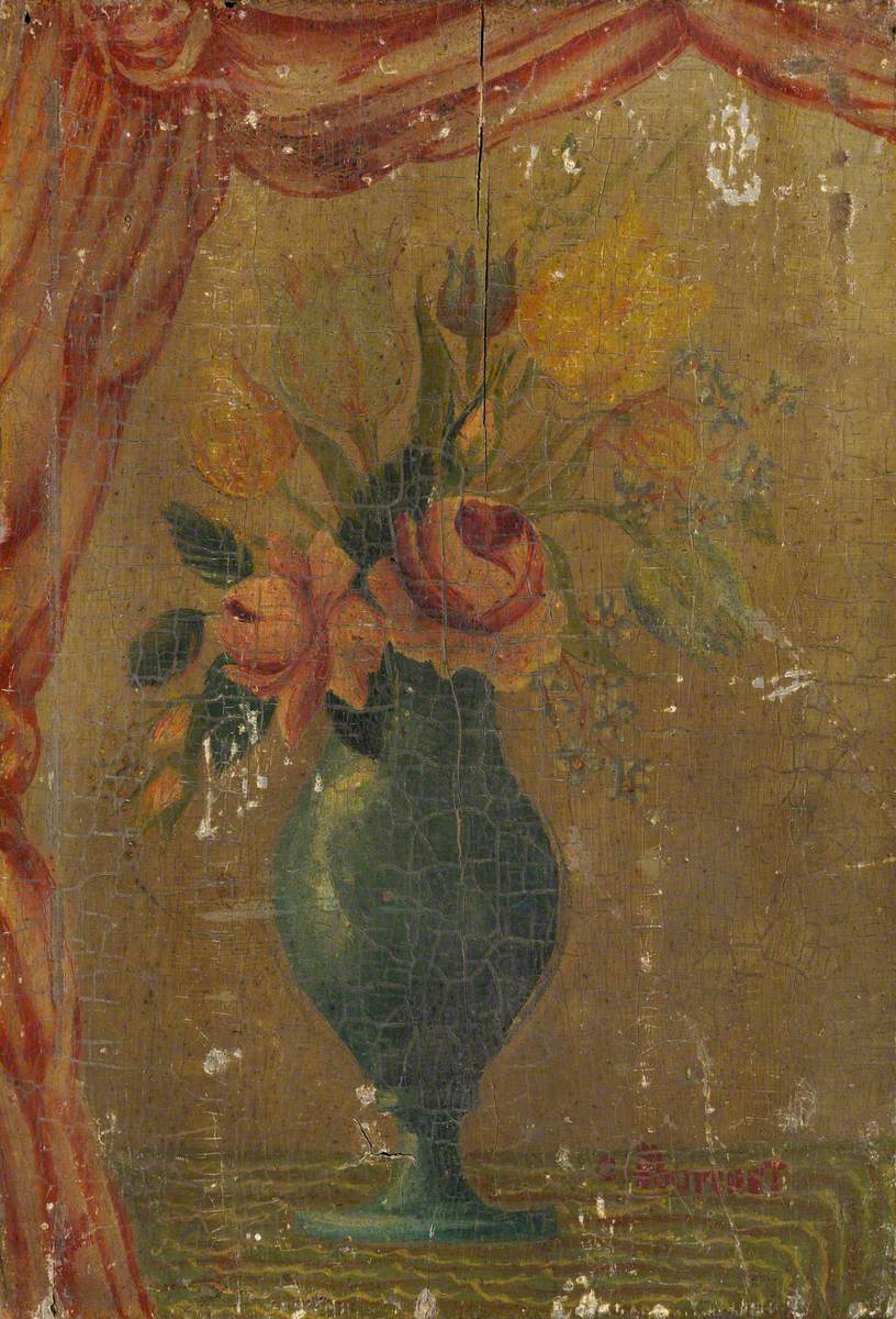 Study of Flowers and a Vase