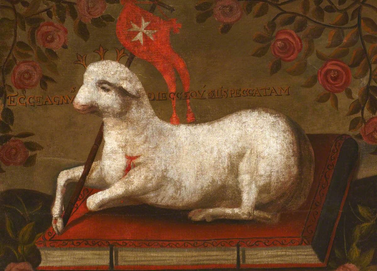 Agnus Dei with a Banner of the Order of St John