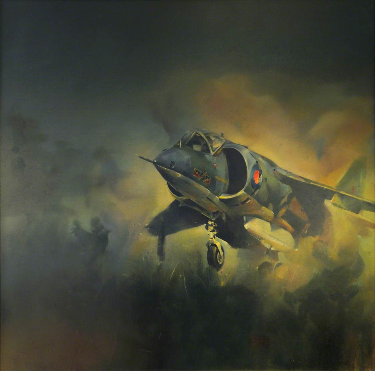 Hawker Harrier Art UK