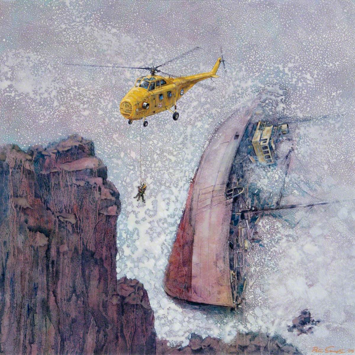 Westland Whirlwind on Air Sea Rescue Duties