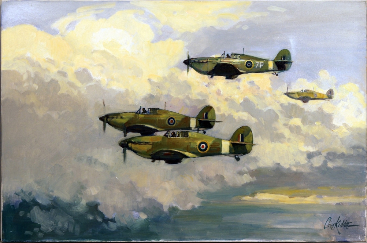 'Sea String': Sea Hawker Harrier Hurricanes – IB's,  No. 760 Squadron, Fleet Air Arm, Yeovilton, 1942