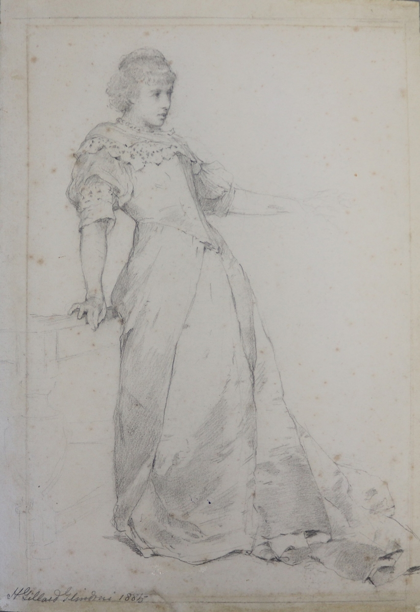 The Bride of Lammermoor - Preparatory sketch