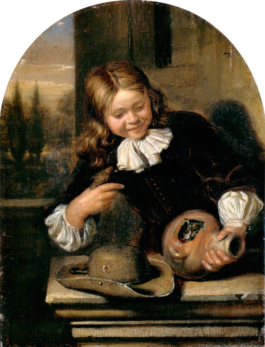 Boy with a Flagon and a Bird's Nest