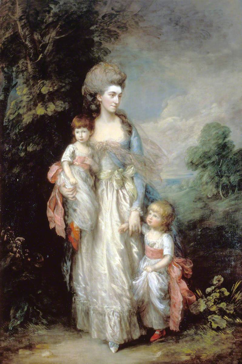 Mrs Elizabeth Moody (1756–1782), with Her Sons Samuel and Thomas