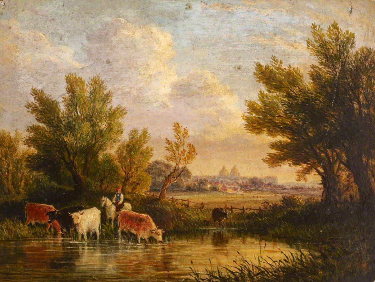 Cattle on Greenwich Marsh