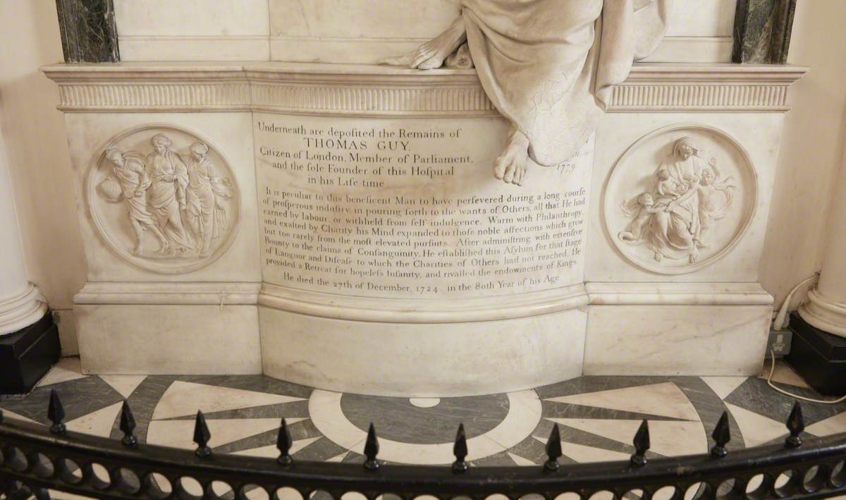 Memorial to Thomas Guy (1644–1724)