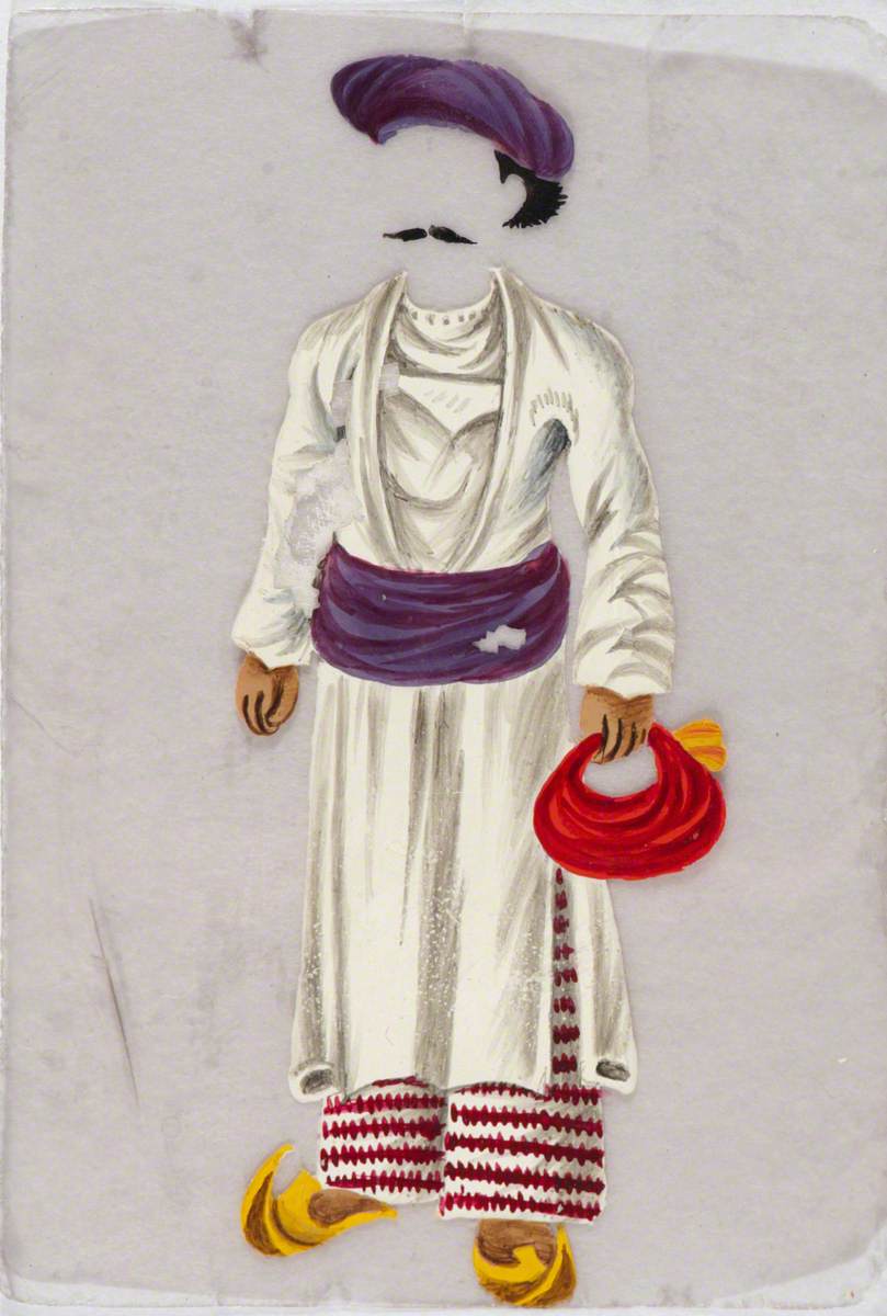 Figure of Indian Tradesman