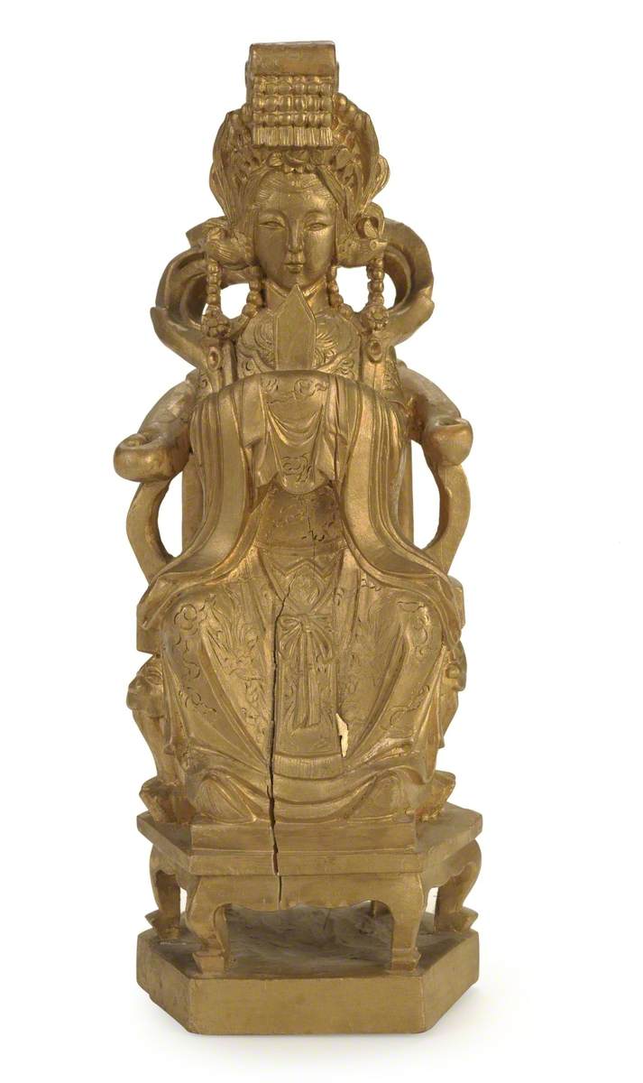 Enthroned Female Deity