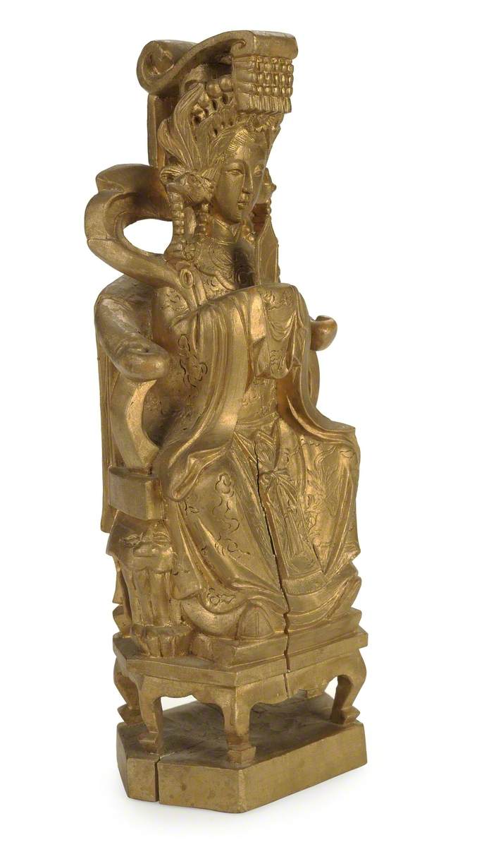 Enthroned Female Deity