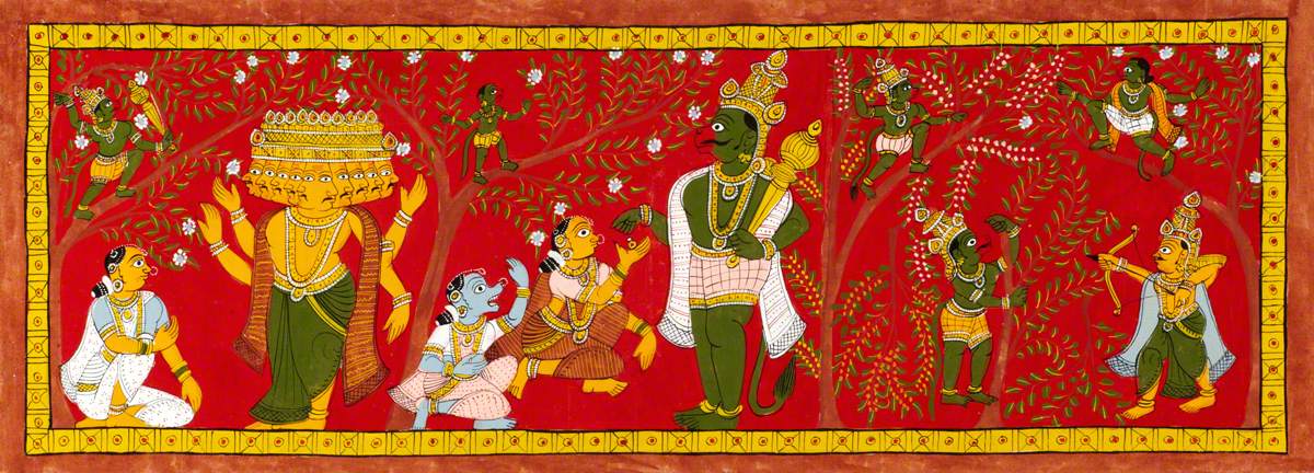 Scene from the 'Ramayana'