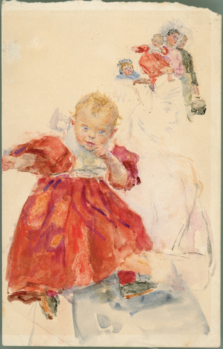 Child in a Red Dress