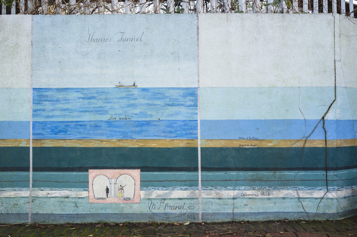 The Brunel Museum Tunnel Mural