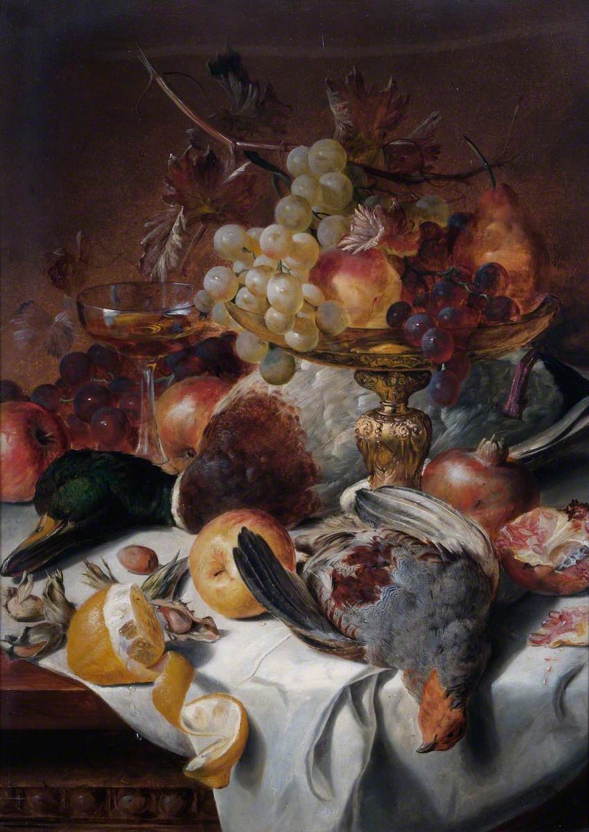 Still Life with Poultry and Fruit
