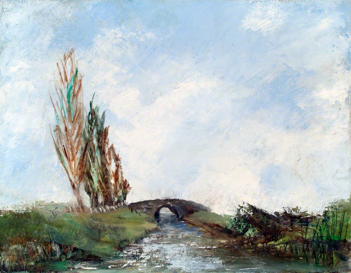 River, Bridge and Trees