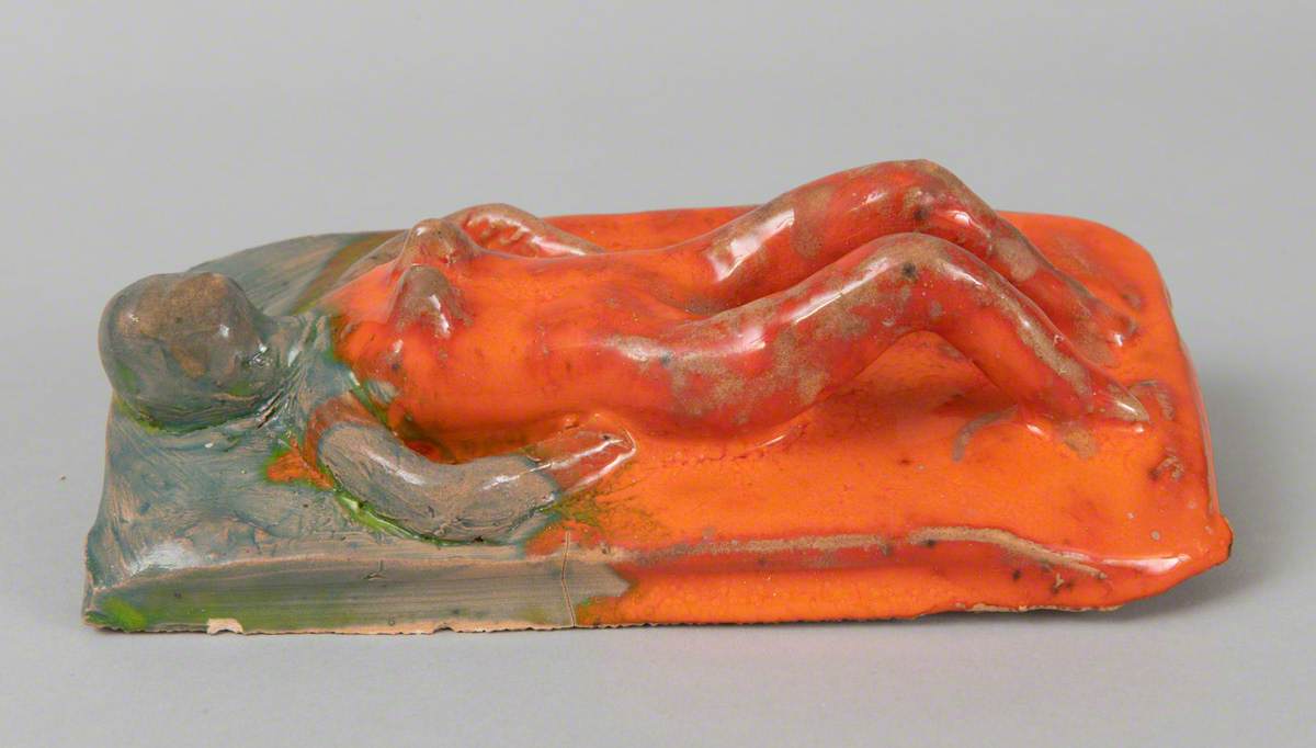 Orange Reclining Woman*