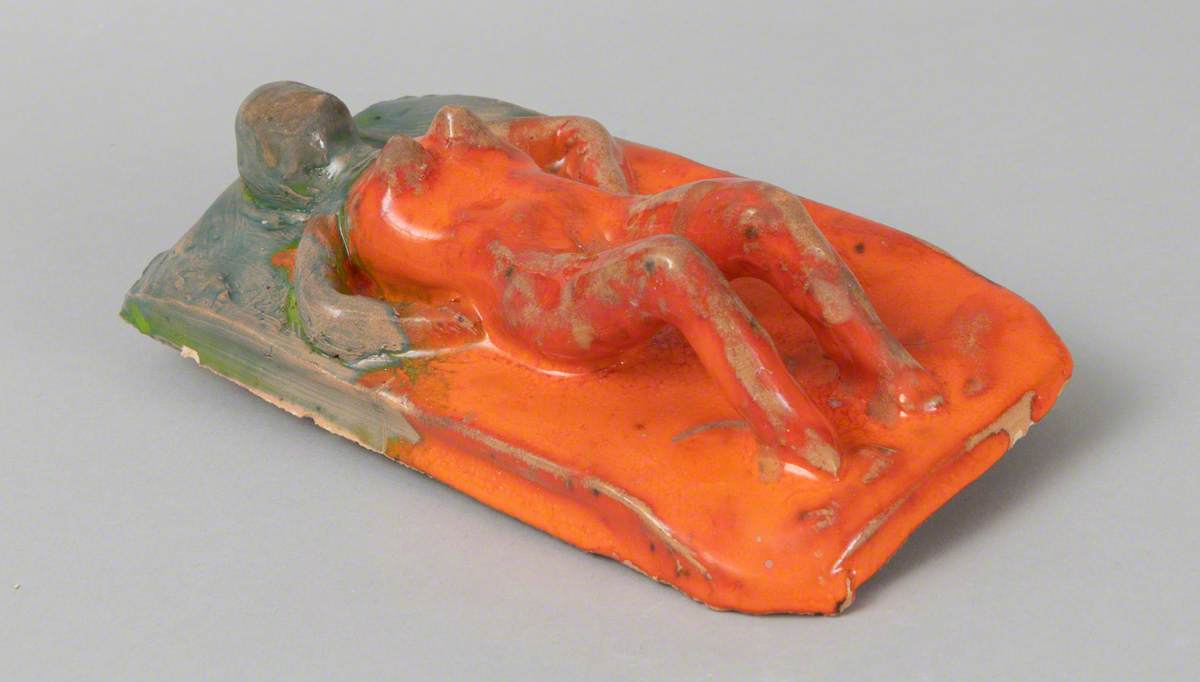 Orange Reclining Woman*