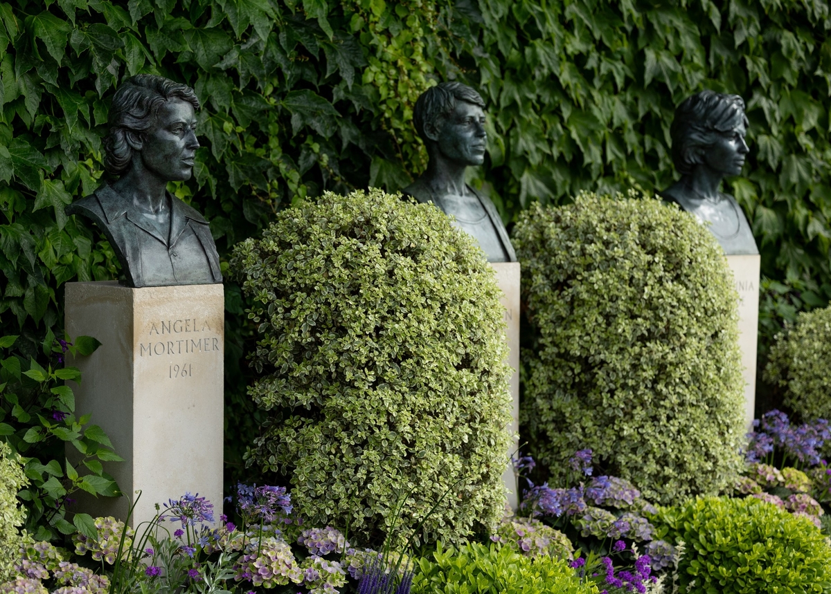 Five Lady Champions Busts – Angela Mortimer (b.1932)