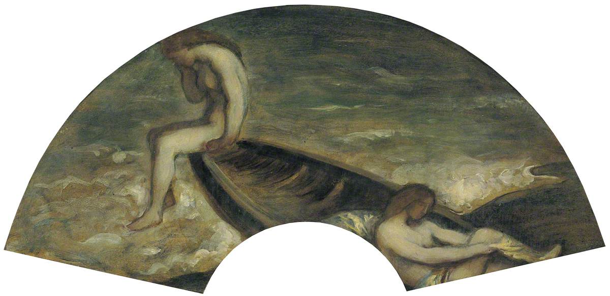Girl Bathers in a Boat