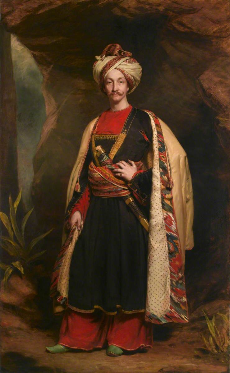Captain Colin Mackenzie (1806–1861), Madras Army, lately a hostage in Caubool, in his Affghan Dress