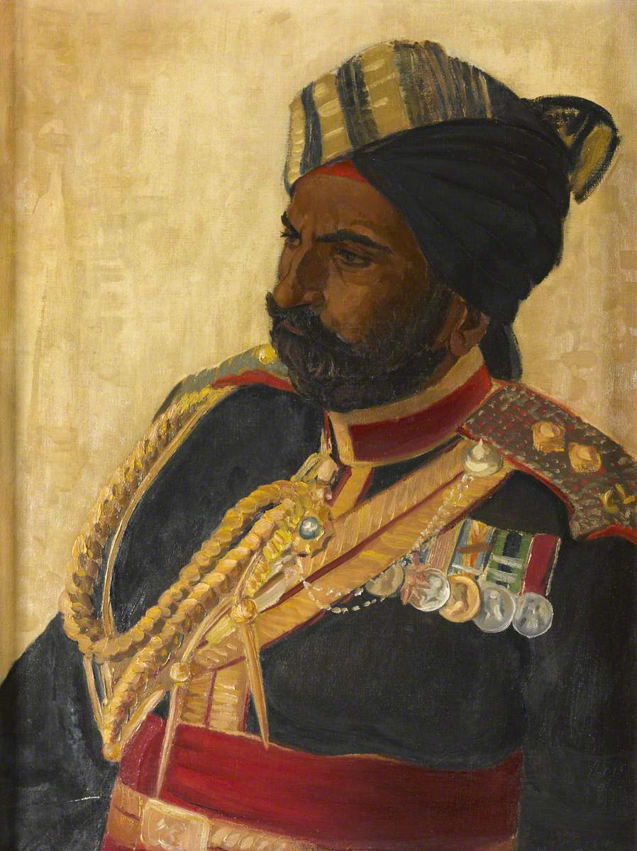 Risaldar Sirdar Sahib Narain Singh, 6th Duke of Connaught’s Own Lancers ...