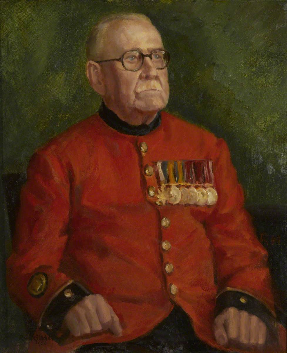 An In-pensioner of the Royal Hospital, Chelsea, a Hospital Sergeant and RQMS