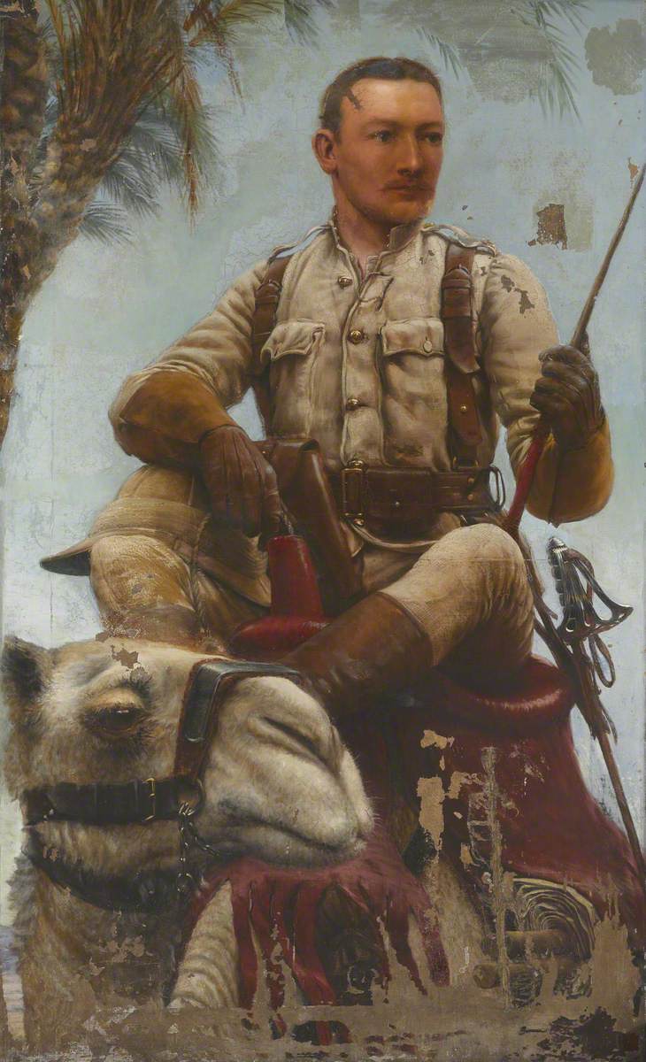 Lieutenant (later Major) Baden Fletcher Smyth Baden-Powell (1860–1937), Scots Guards, Nile Expedition, 1885