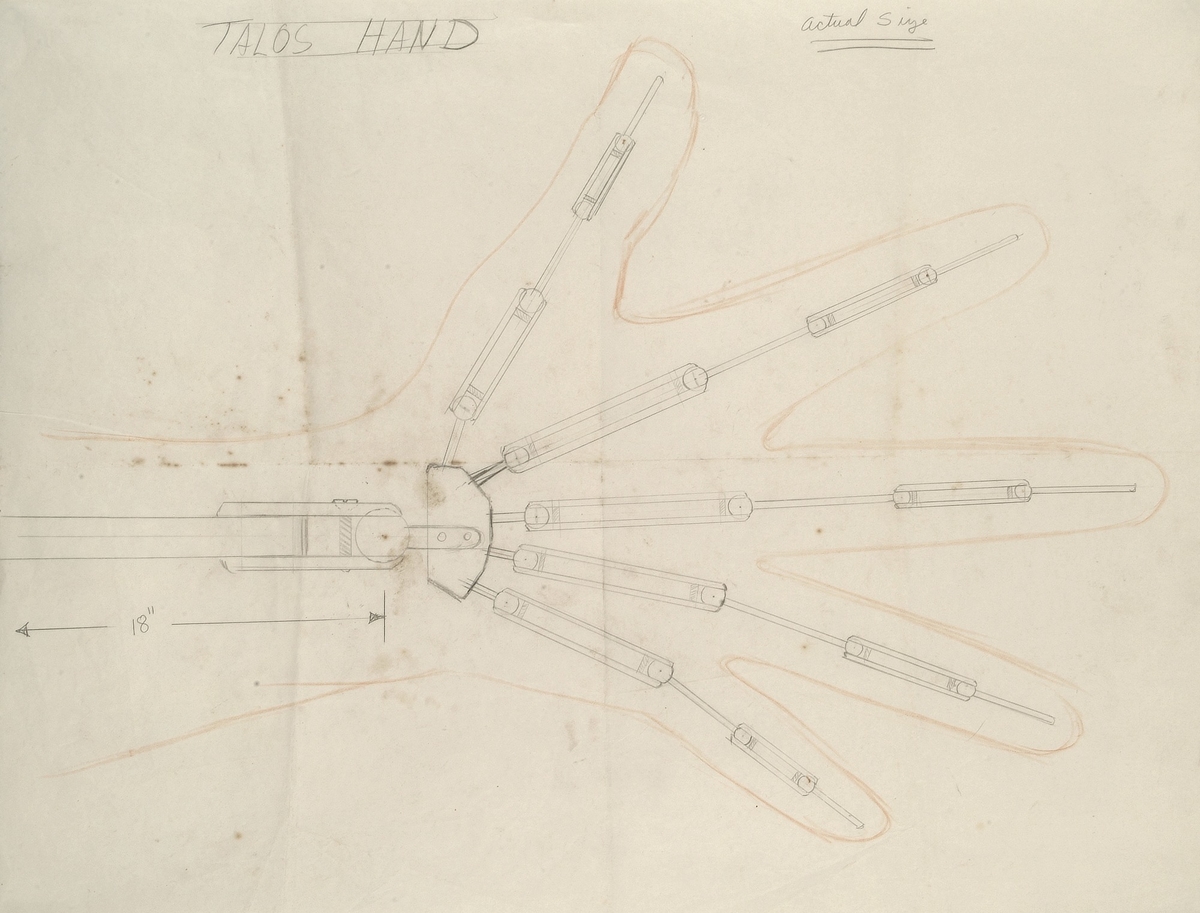 Talos' Hand Armature Design