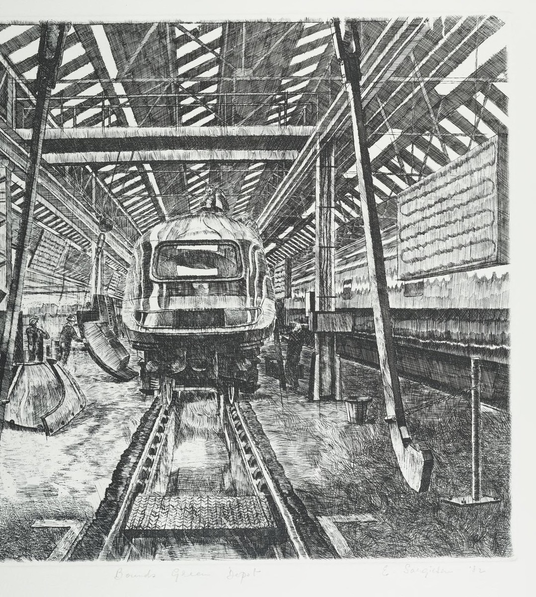 Print, chromolithograph. Metropolitan Railway
