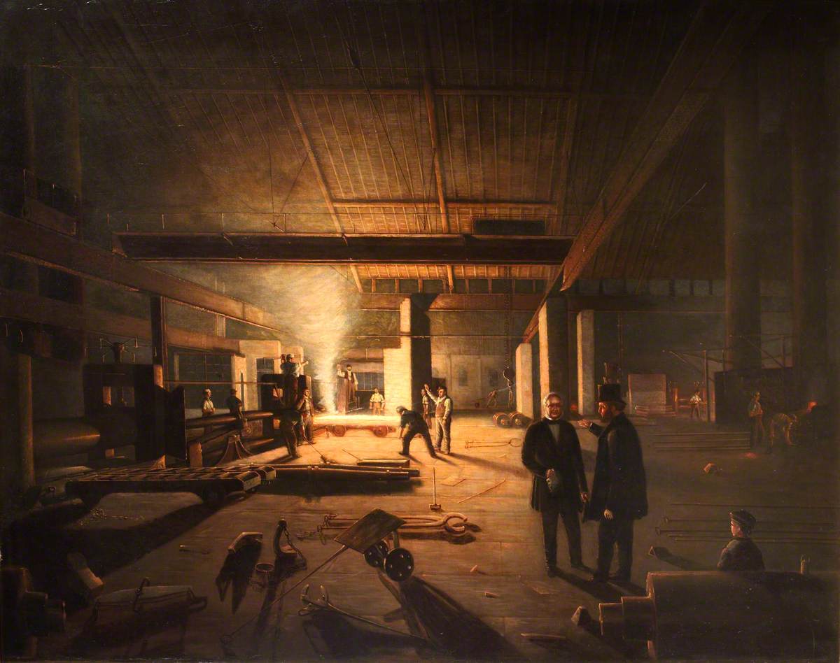 Interior of a Rolling Mill