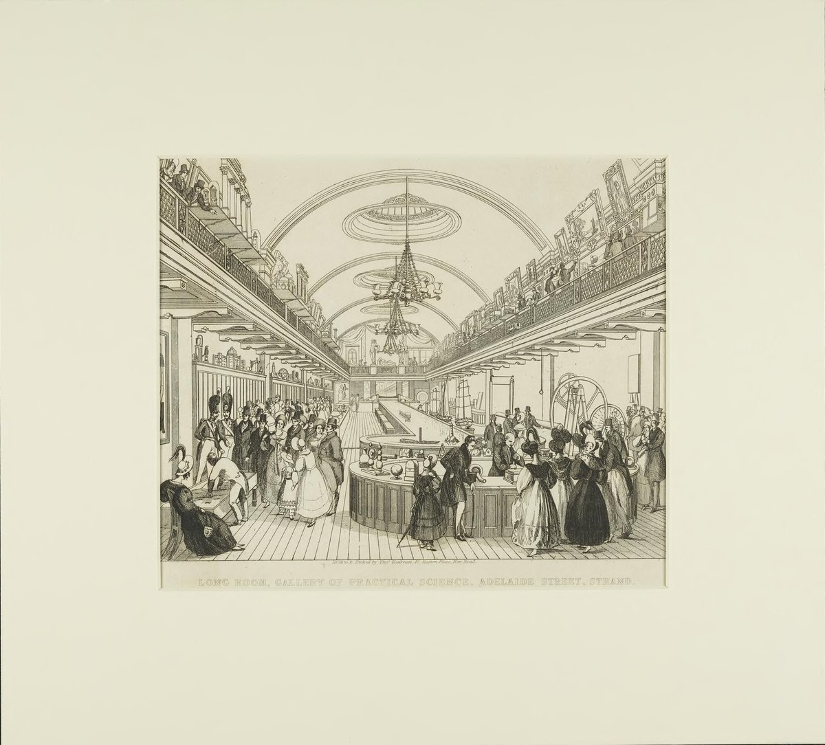 Etching: Long Room