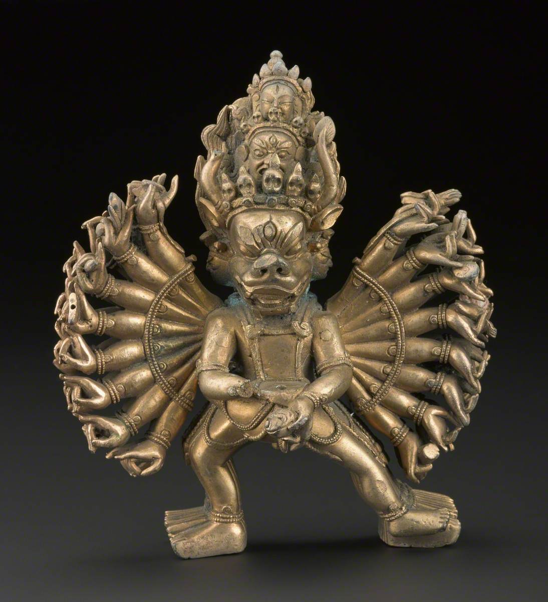 Statue of the Buddhist deity Yamantaka