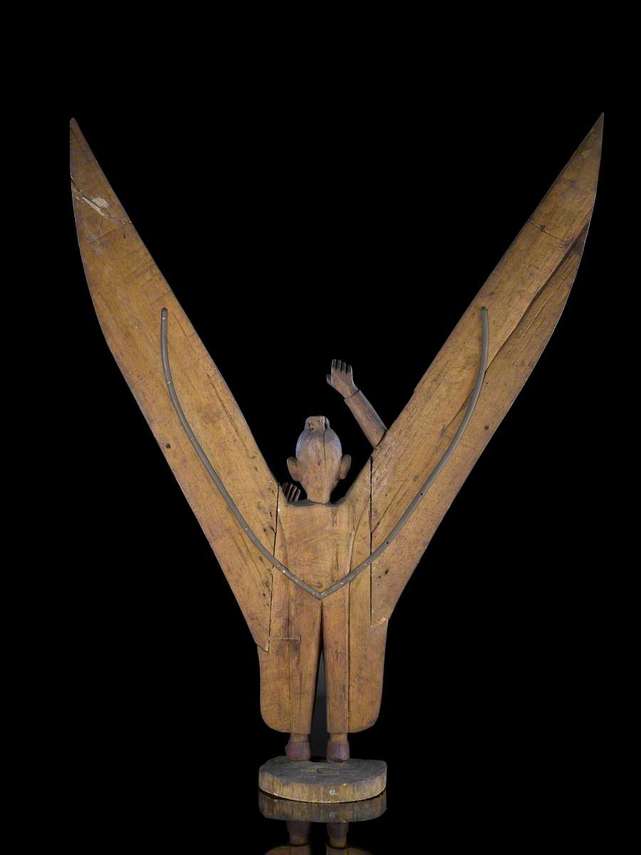 Anthropomorphic Kareau Man with Wings