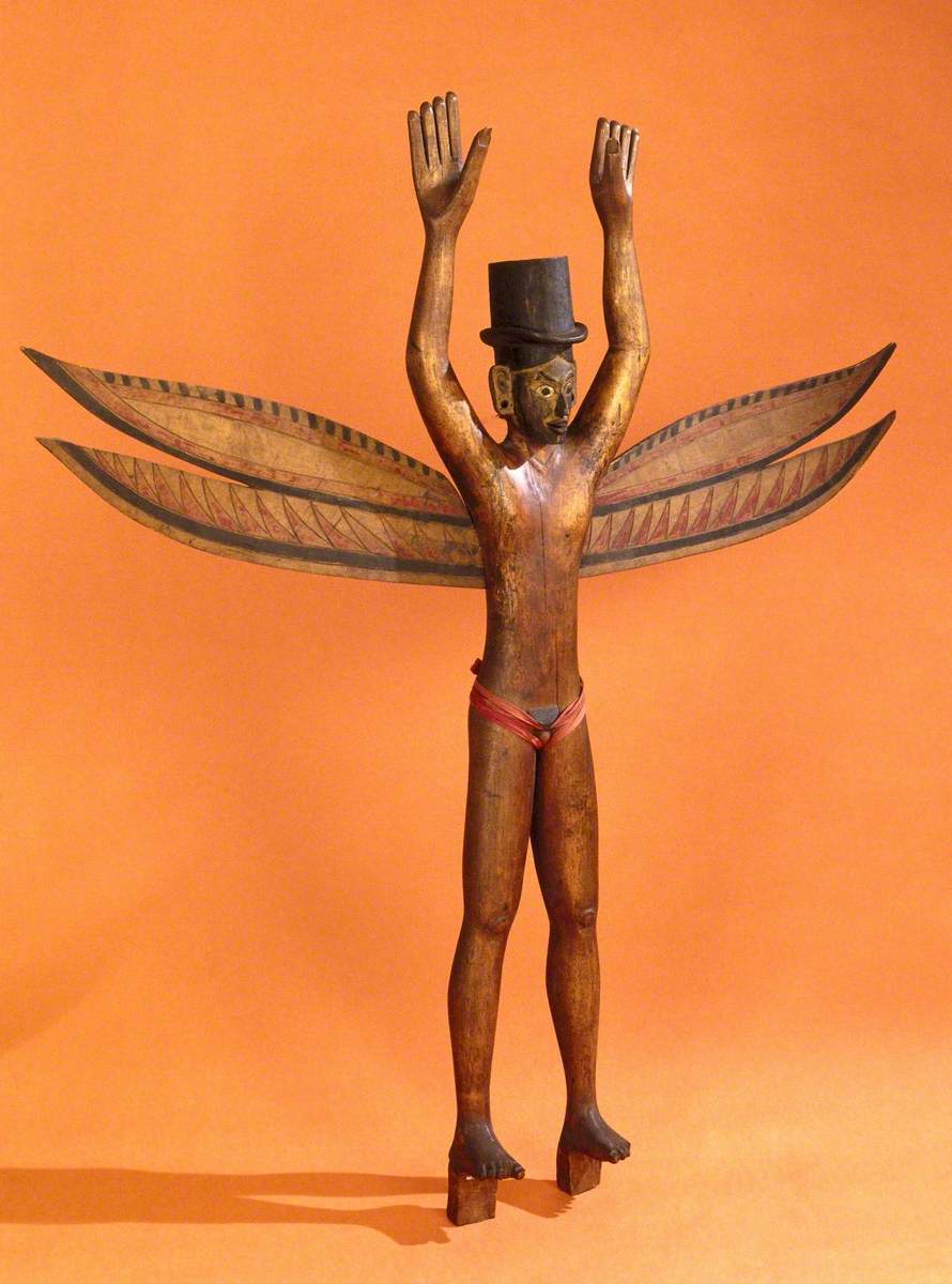 Anthropomorphic Kareau Man with Wings