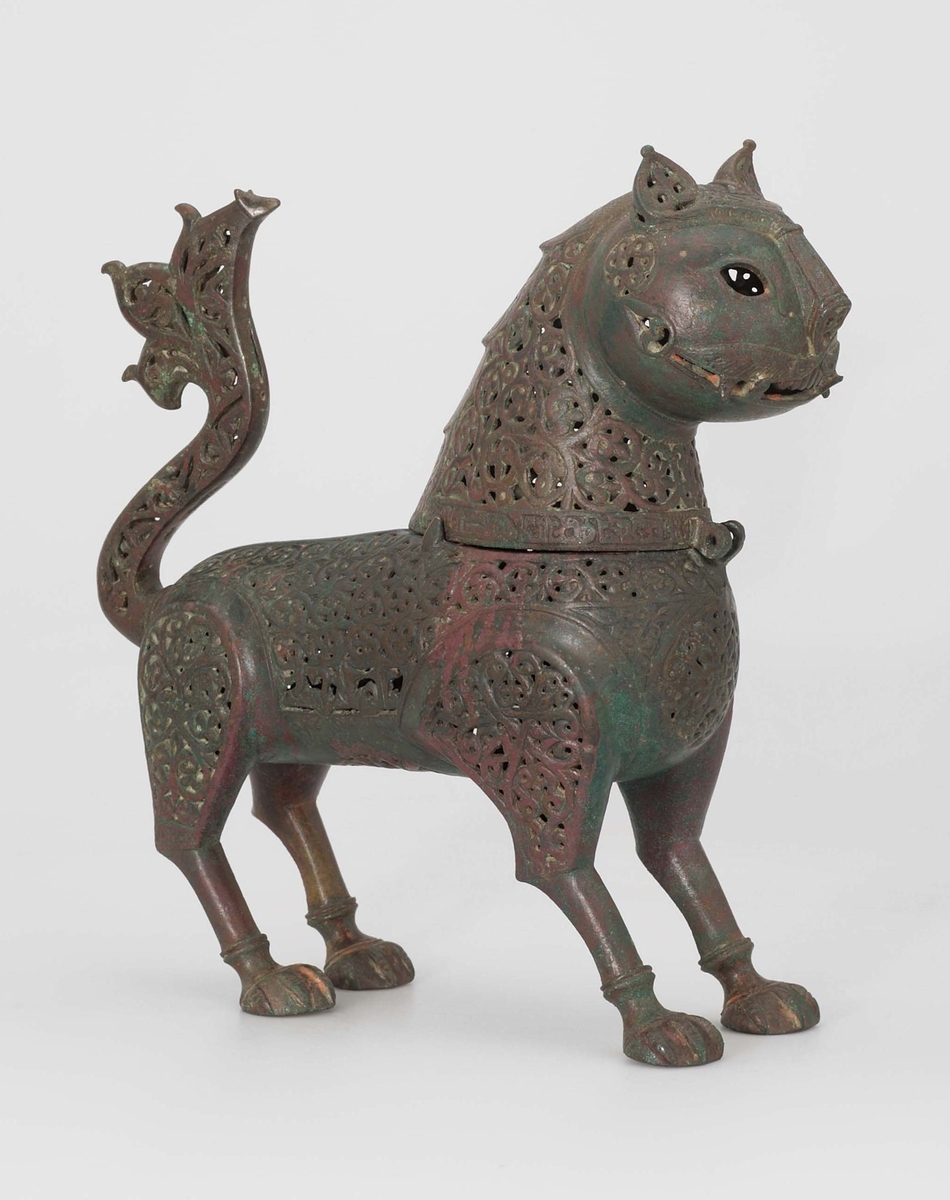 Incense Burner or Pomander in the Form of a Lynx