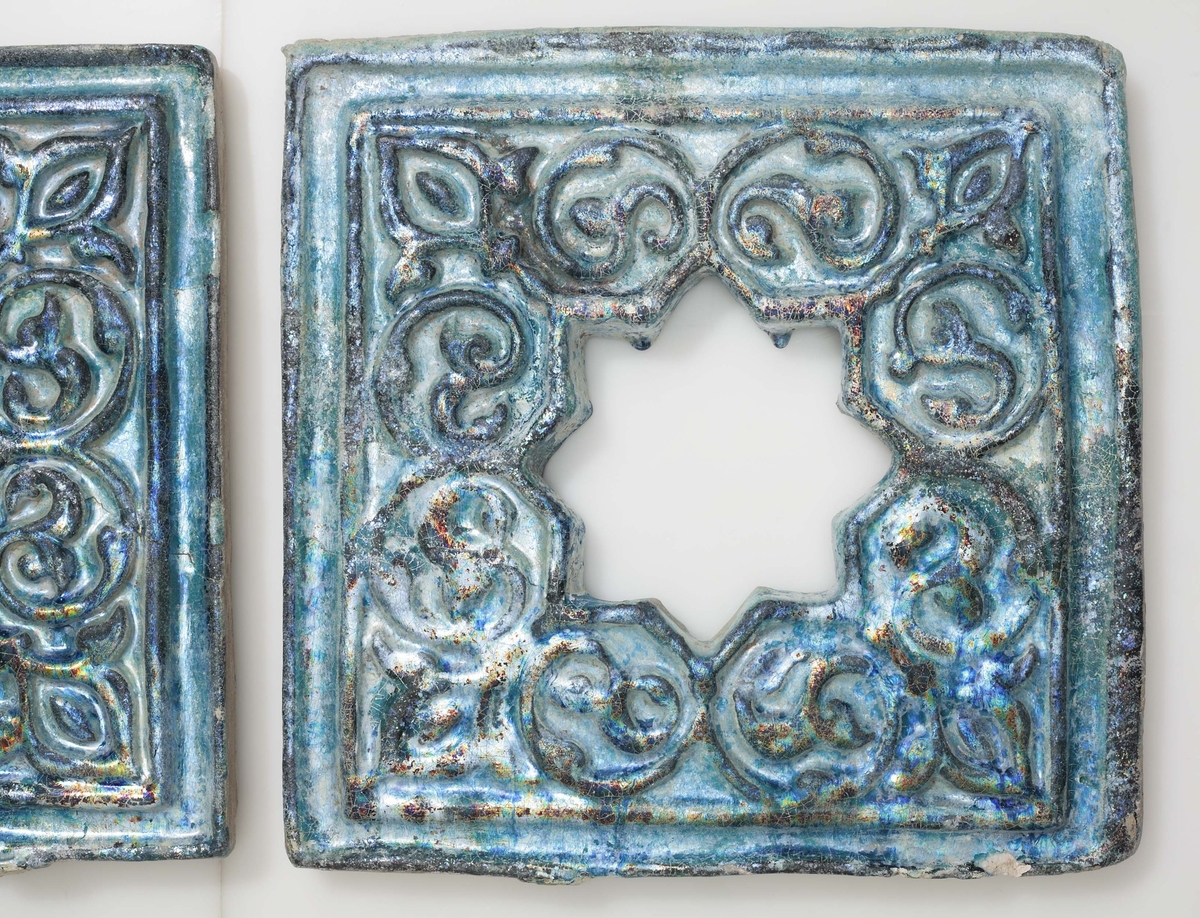 Pair of Pierced Tiles