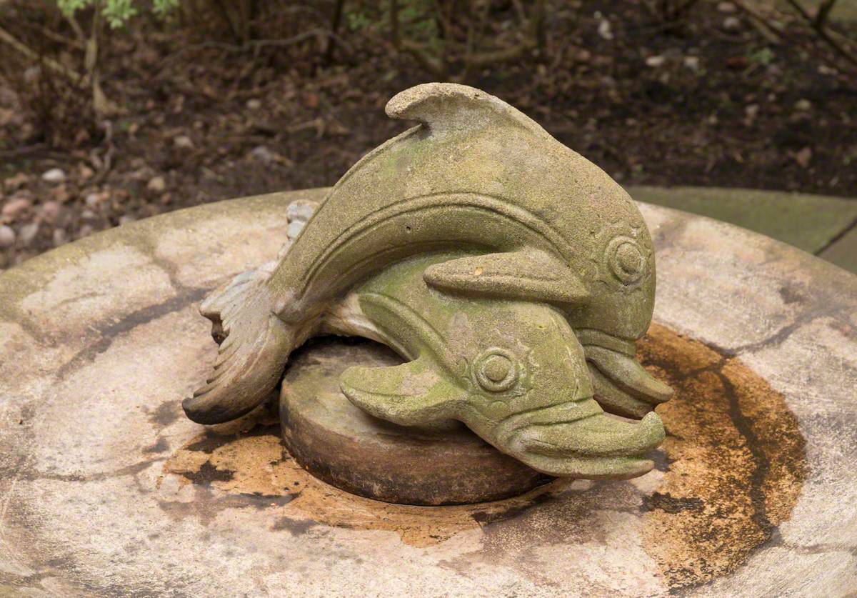 Dolphin Birdbath