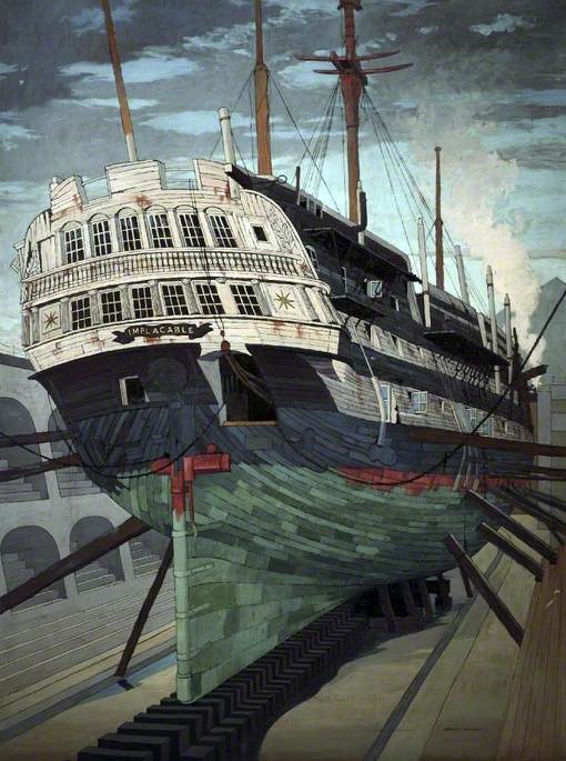 The Hull of the Old 'Implacable'