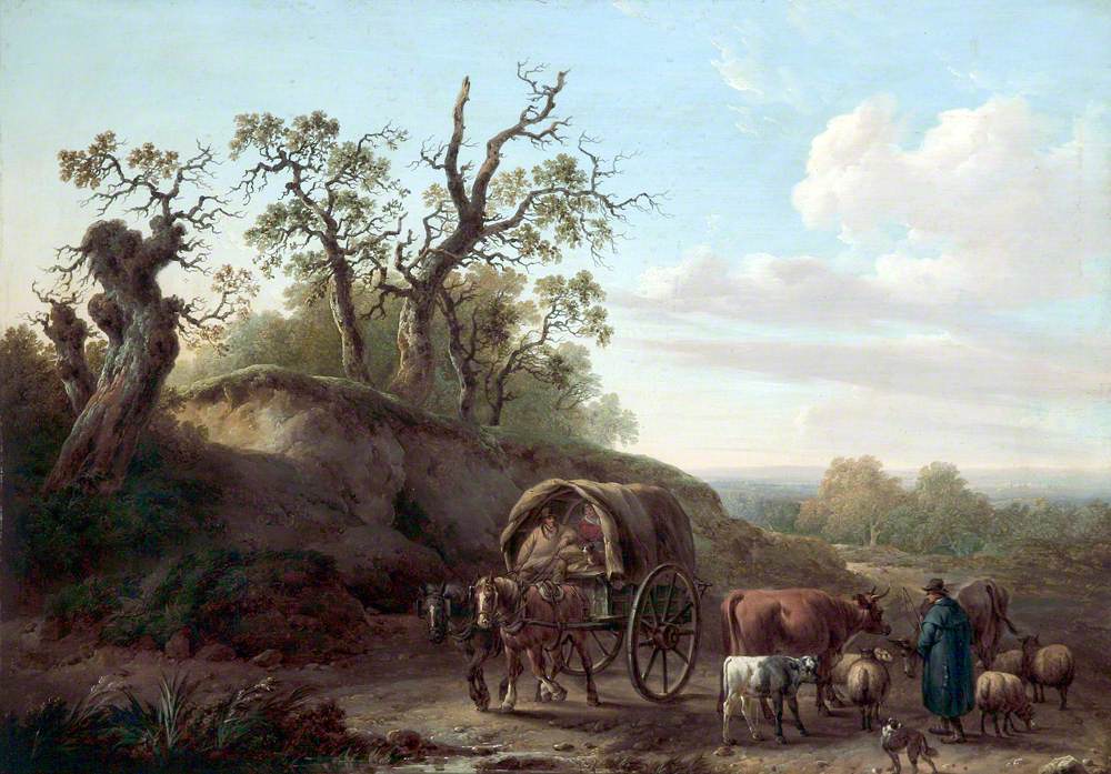 Landscape with Horses and Figures