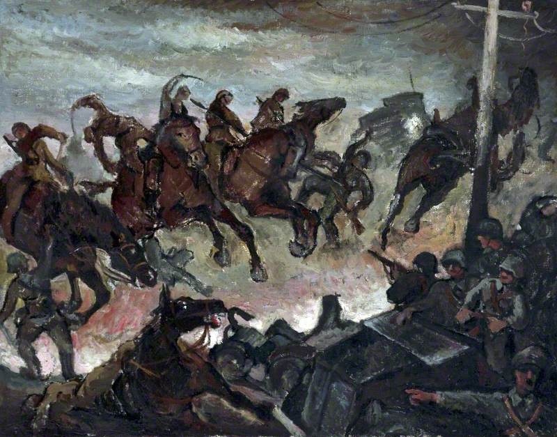 Polish Cavalry Charge, 1939 | Art UK