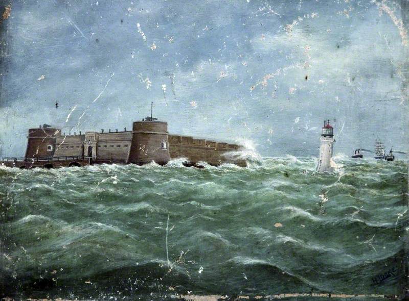 Perch Rock Fort, New Brighton, Wirral, 1862