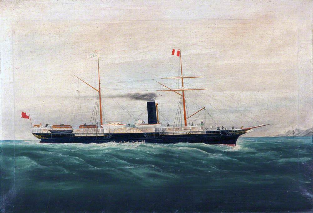 Paddle Steamer 'Pacific'