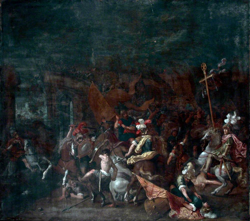 Constantine Defeating Maxentius at the Milvian Bridge