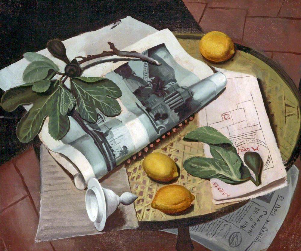 Still Life with Fig Leaves