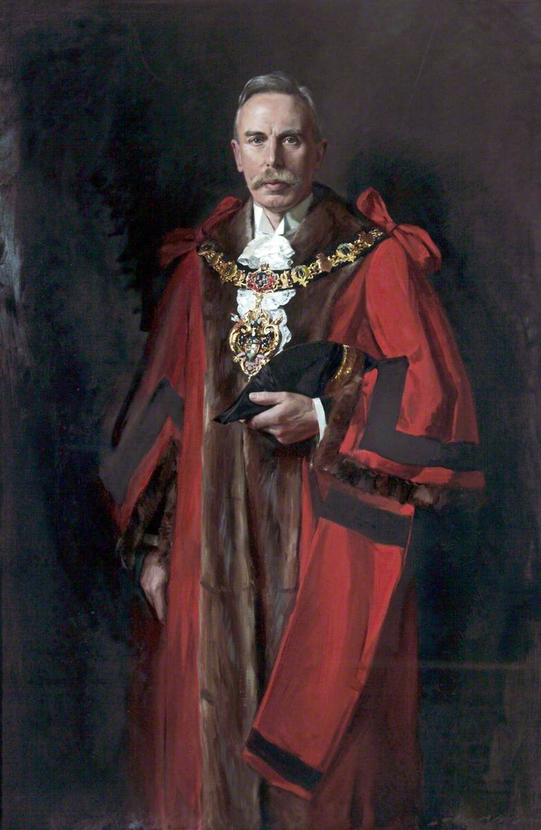Alderman A. Wrigley, BA, JP, Mayor of Wallasey (1928–1929)
