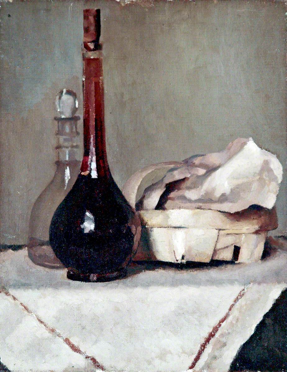 Still Life with a Wine Bottle