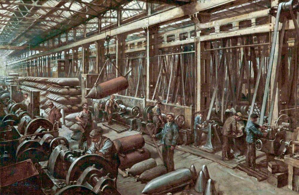 Making Shells, Grimesthorpe Steel and Ordinance Works, South Yorkshire